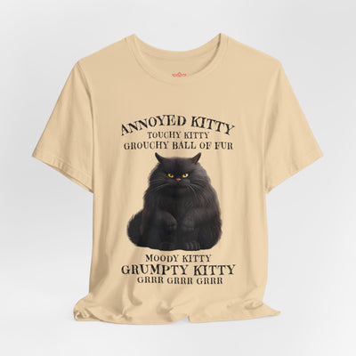 Annoyed Kitty Short Sleeve Tee