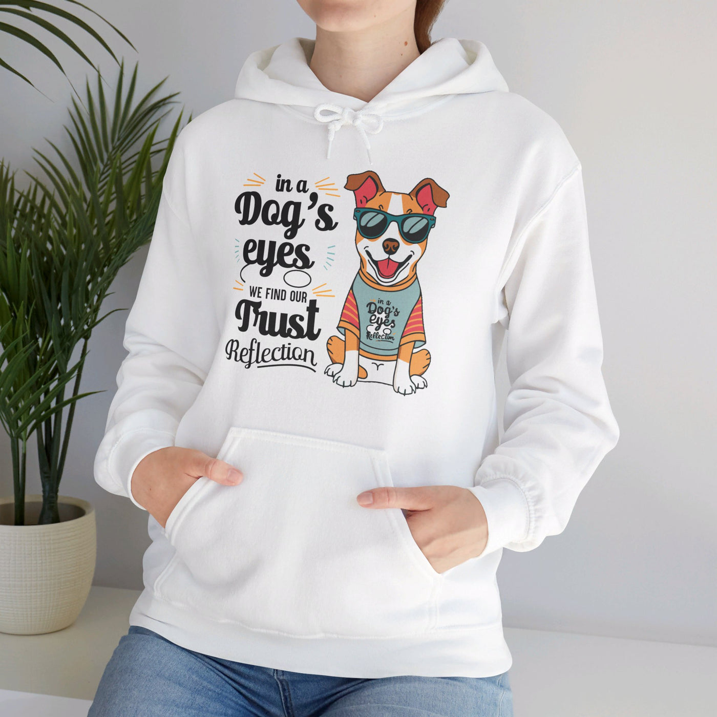 Dogs eyes Hooded Sweatshirt