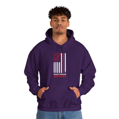 Heart Disease Support Hooded Sweatshirt