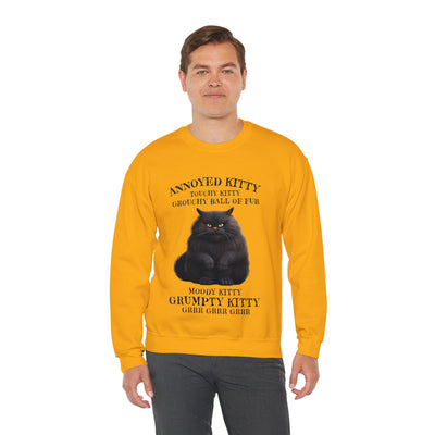 Annoyed Kitty Crewneck Sweatshirt