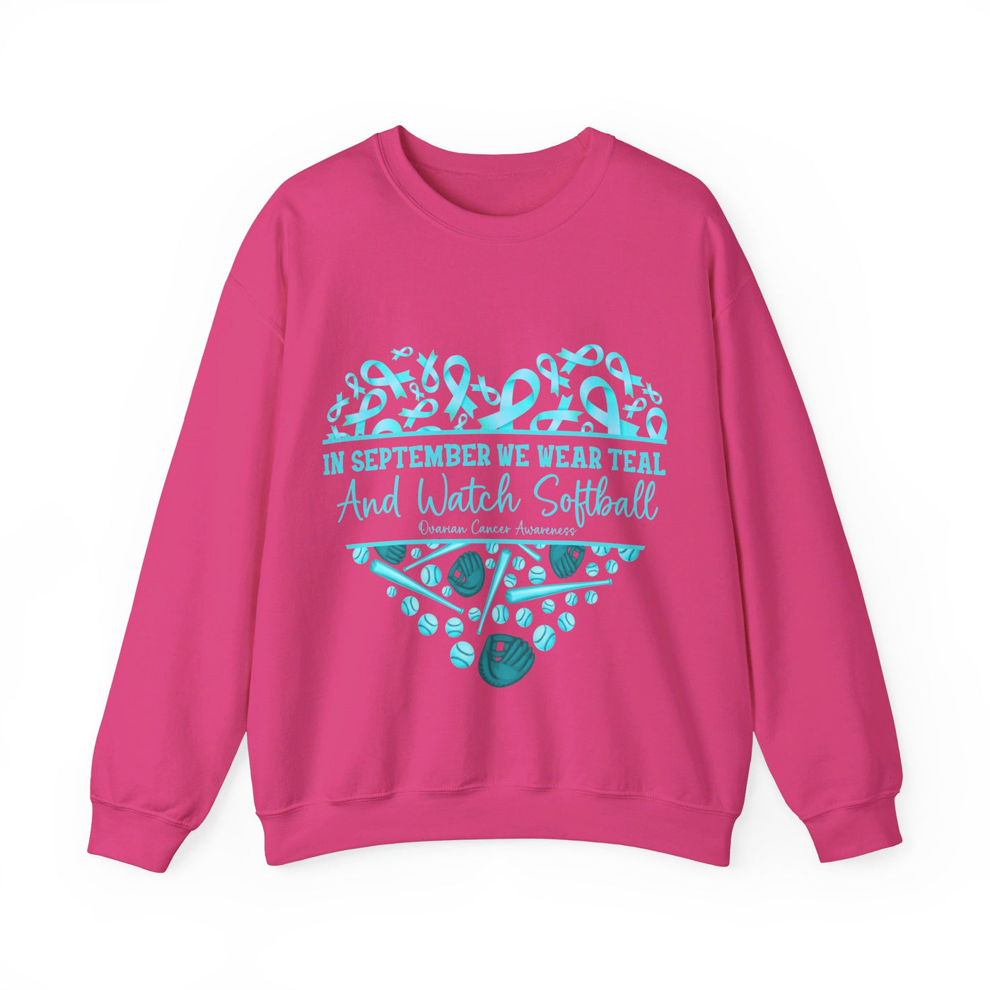 We Wear Teal Crewneck Sweatshirt