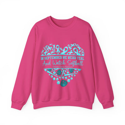 We Wear Teal Crewneck Sweatshirt