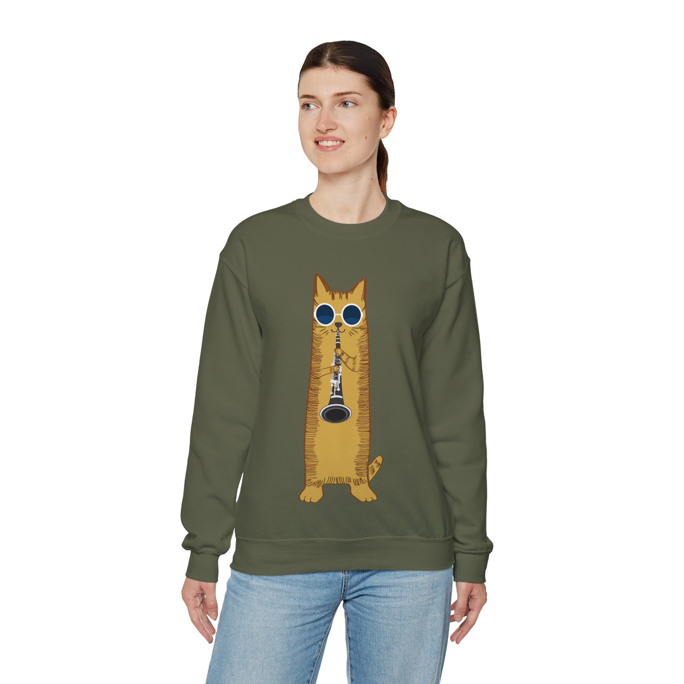 Cat Crewneck Sweatshirt