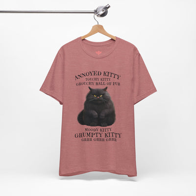 Annoyed Kitty Short Sleeve Tee