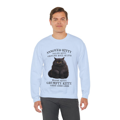 Annoyed Kitty Crewneck Sweatshirt