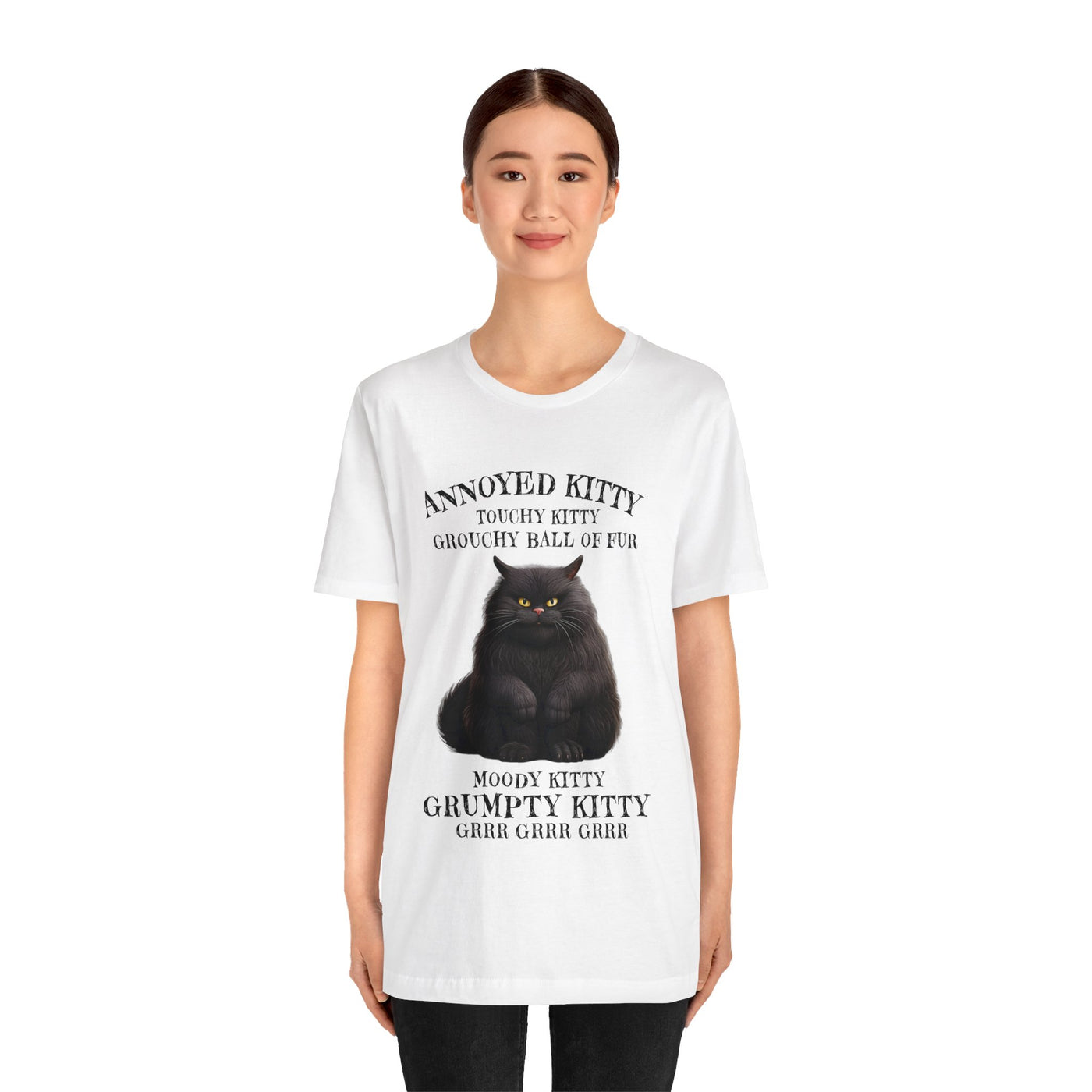 Annoyed Kitty Short Sleeve Tee