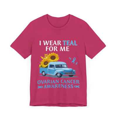 I Wear Teal For Me Short Sleeve Tee