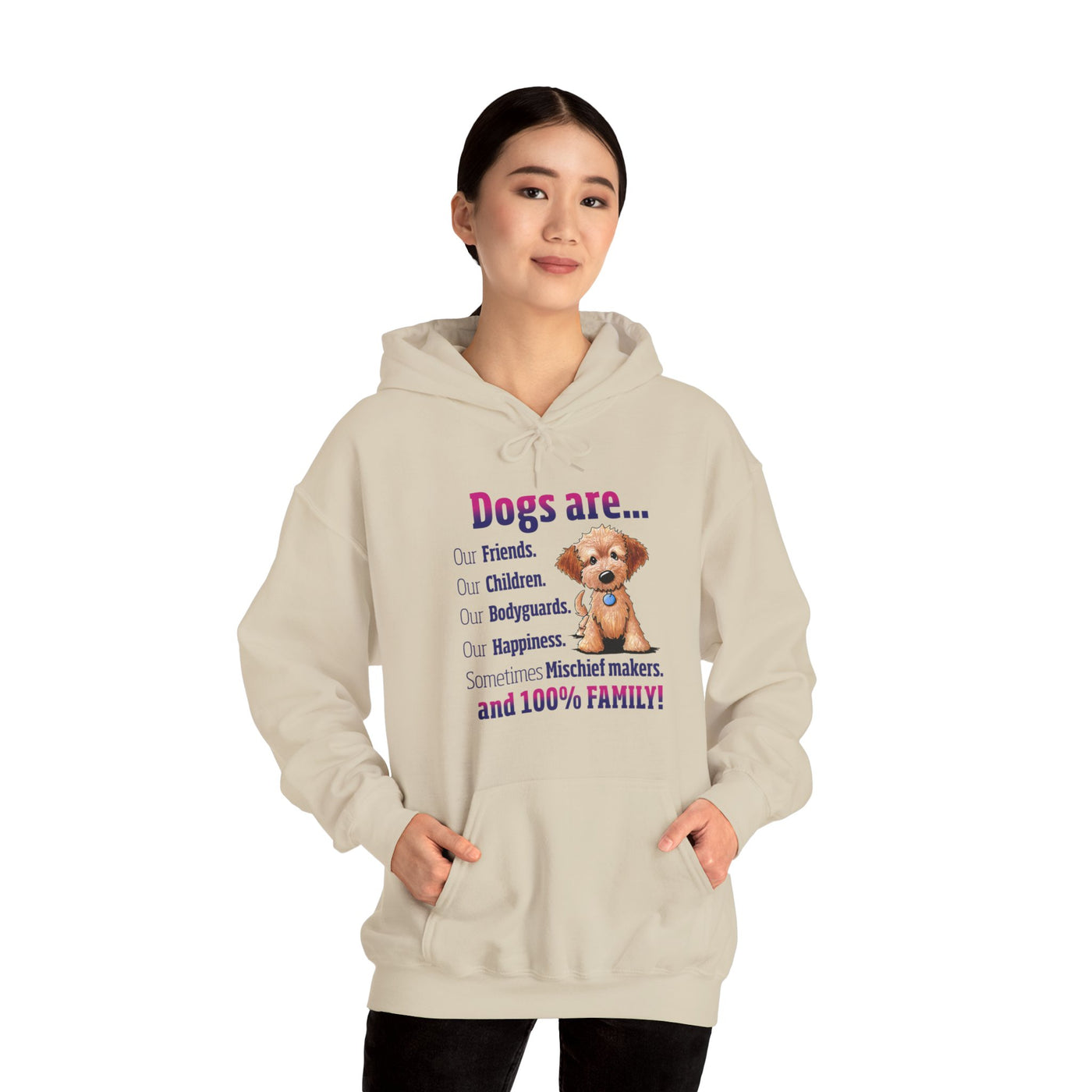 Dogs are Our Friends Hooded Sweatshirt