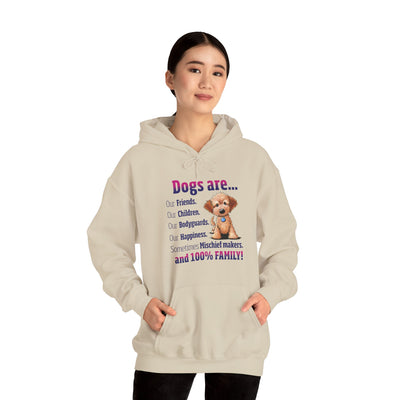 Dogs are Our Friends Hooded Sweatshirt