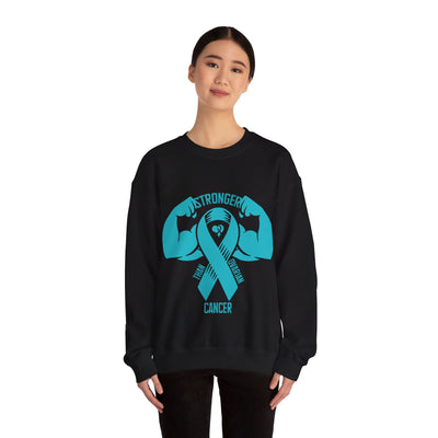 Stronger Than Ovarian Cancer Crewneck Sweatshirt