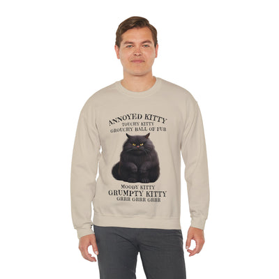 Annoyed Kitty Crewneck Sweatshirt