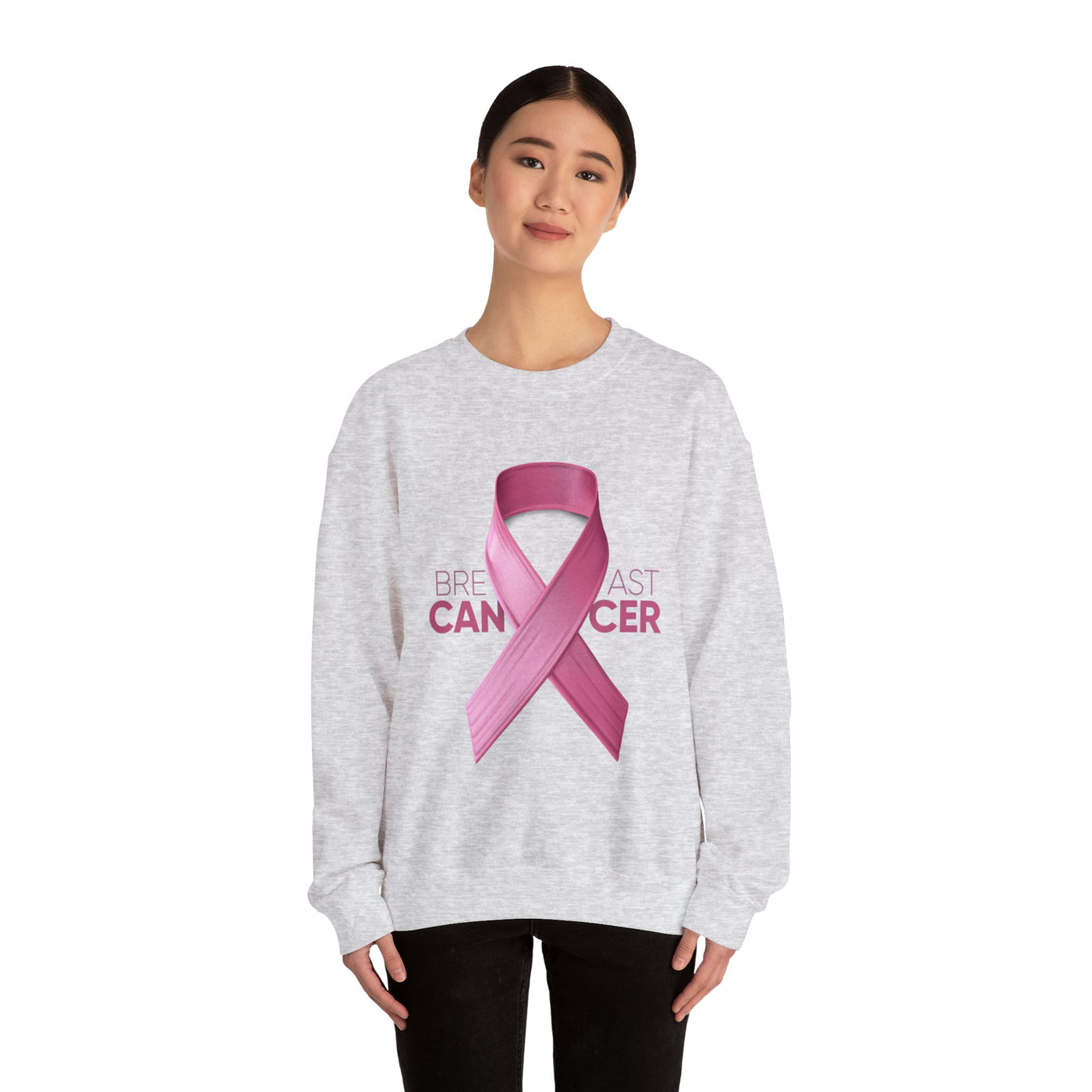 Pink Ribbon Crewneck Sweatshirt