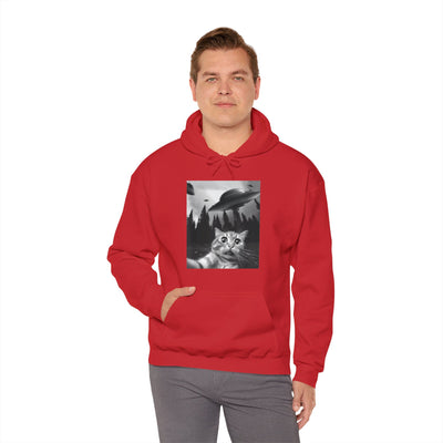 Cat Selfie Hooded Sweatshirt