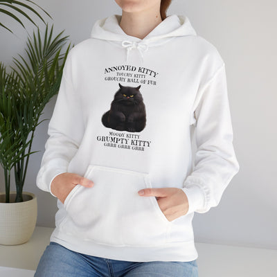 Annoyed Kitty Hooded Sweatshirt