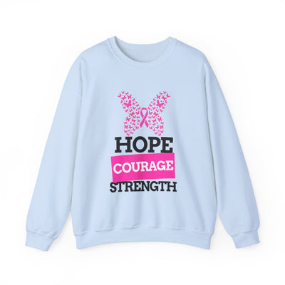 Hope.Courage.Strength Crewneck Sweatshirt