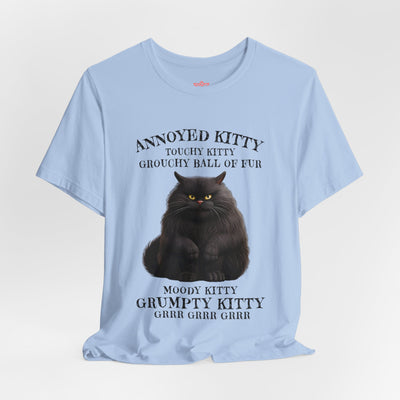 Annoyed Kitty Short Sleeve Tee