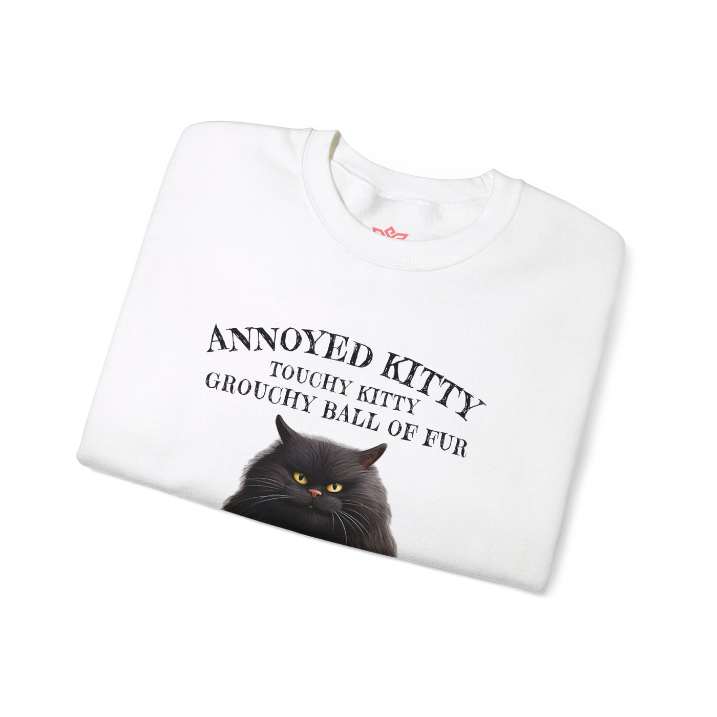 Annoyed Kitty Crewneck Sweatshirt