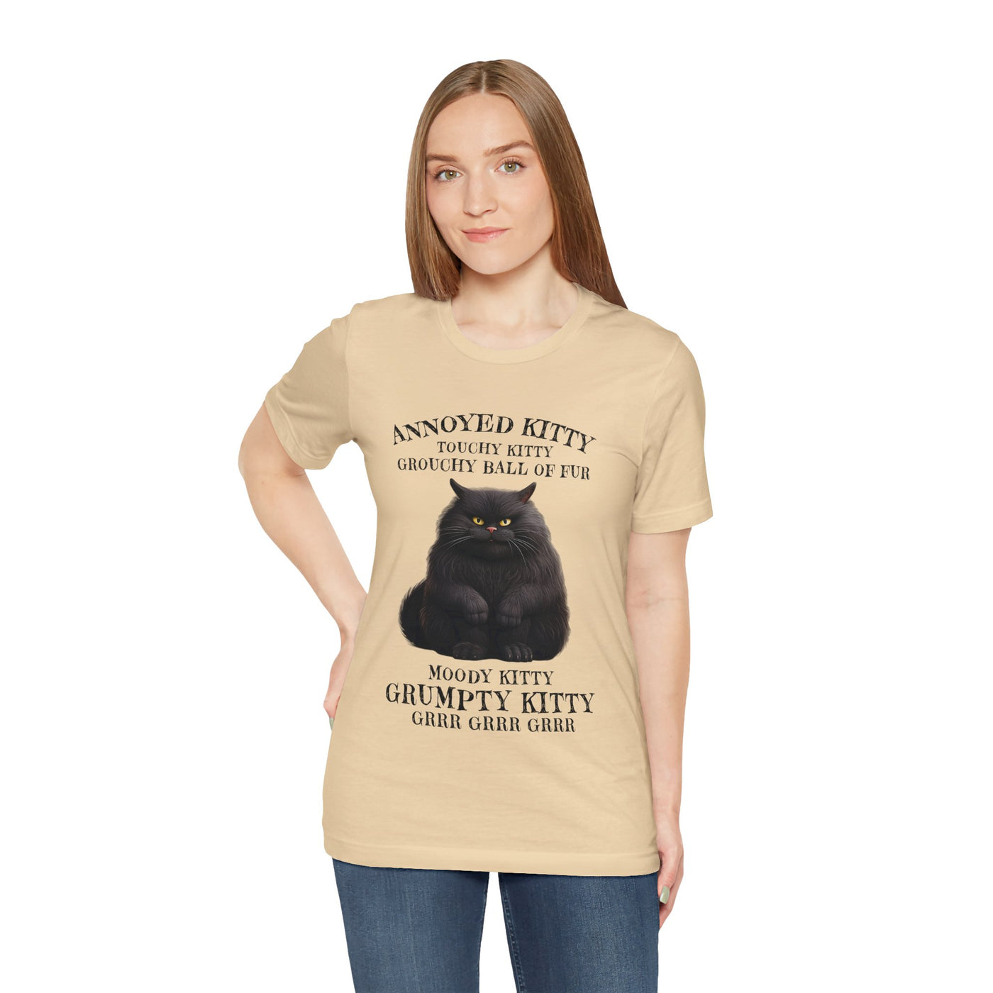 Annoyed Kitty Short Sleeve Tee