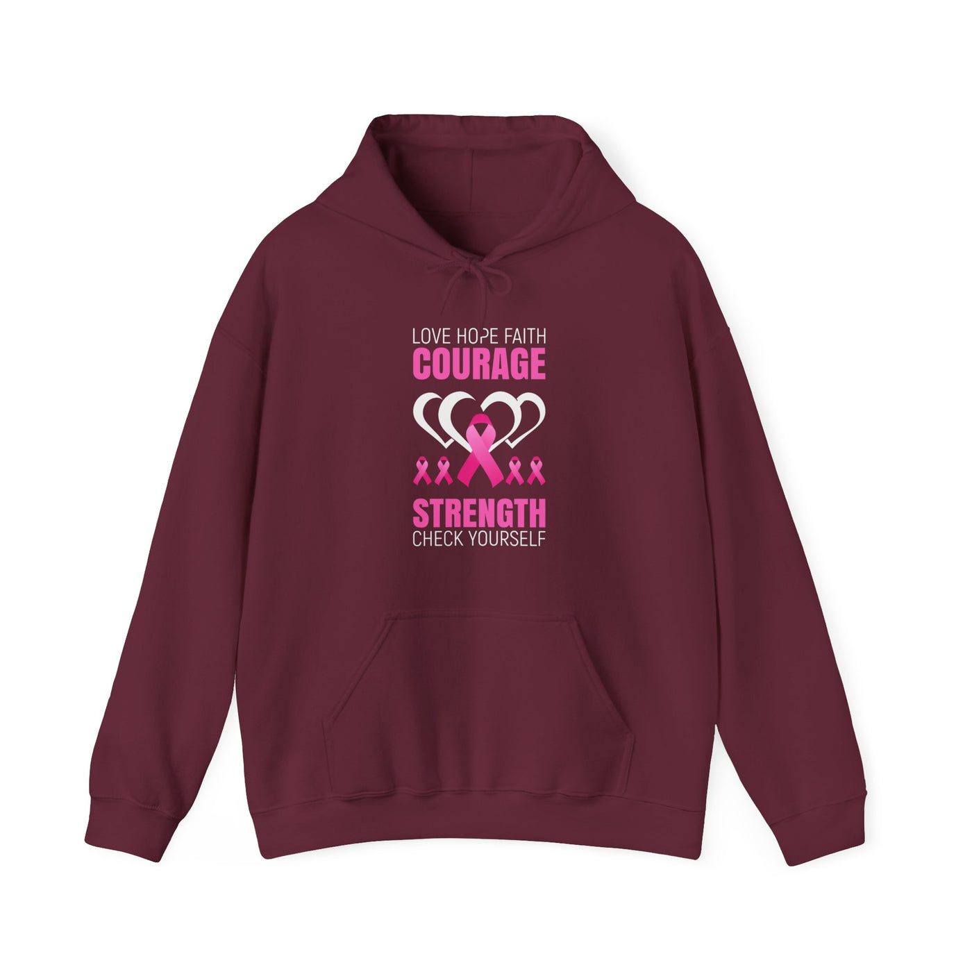 Love hope faith Hooded Sweatshirt