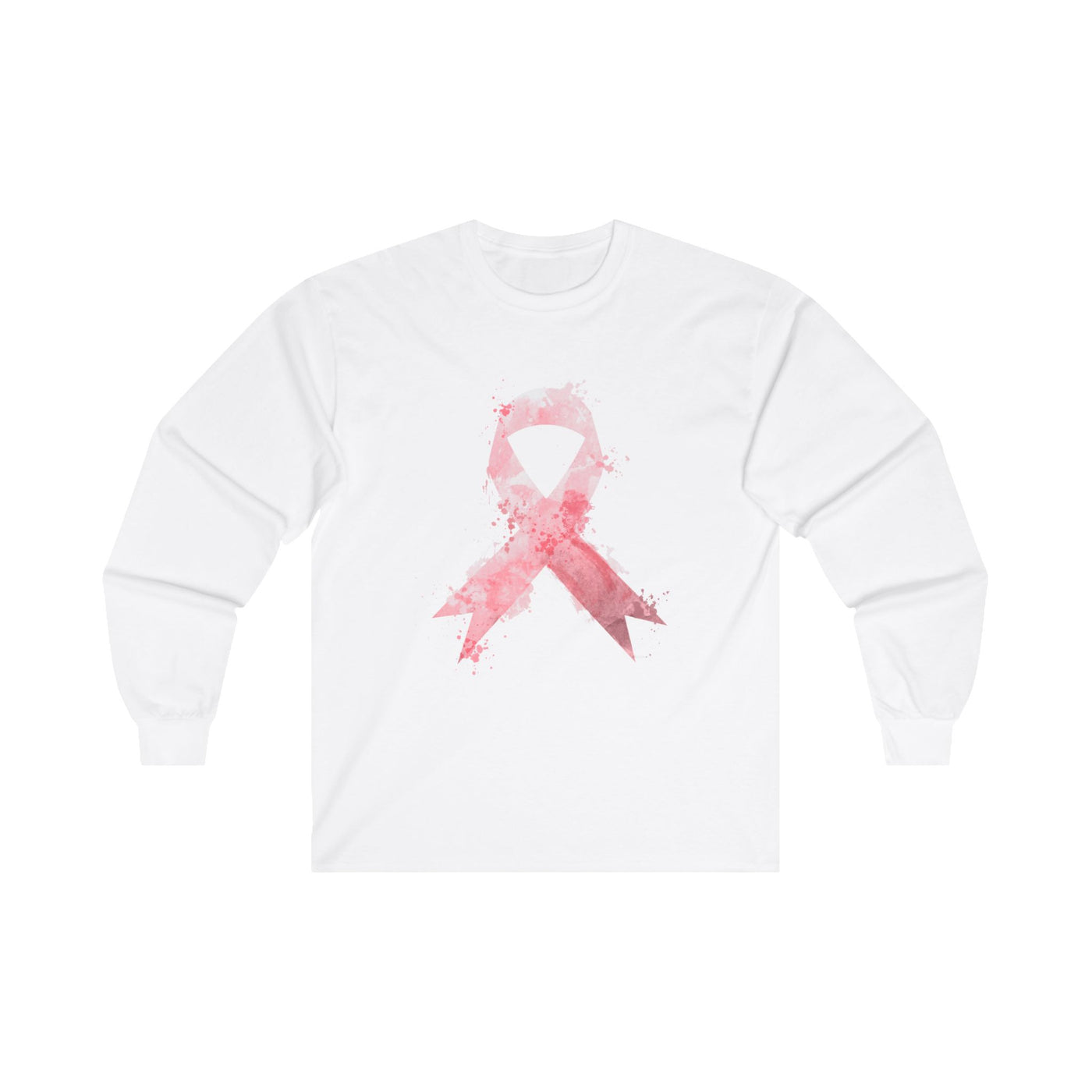 Hope Ribbon Long Sleeve Tee