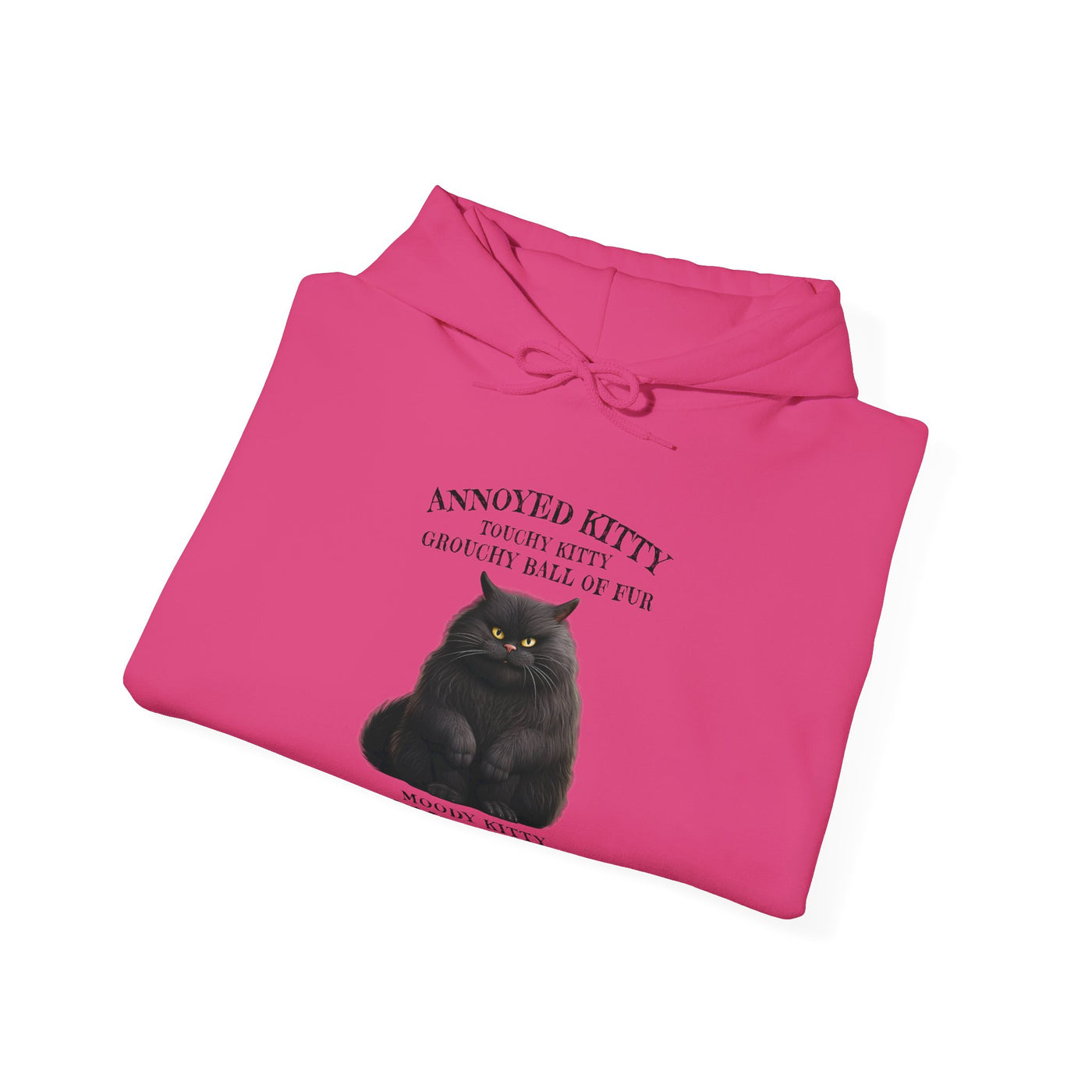 Annoyed Kitty Hooded Sweatshirt