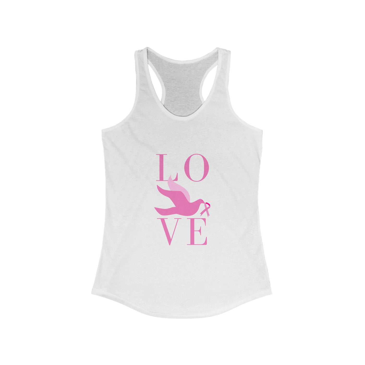 Pink Dove Racerback Tank