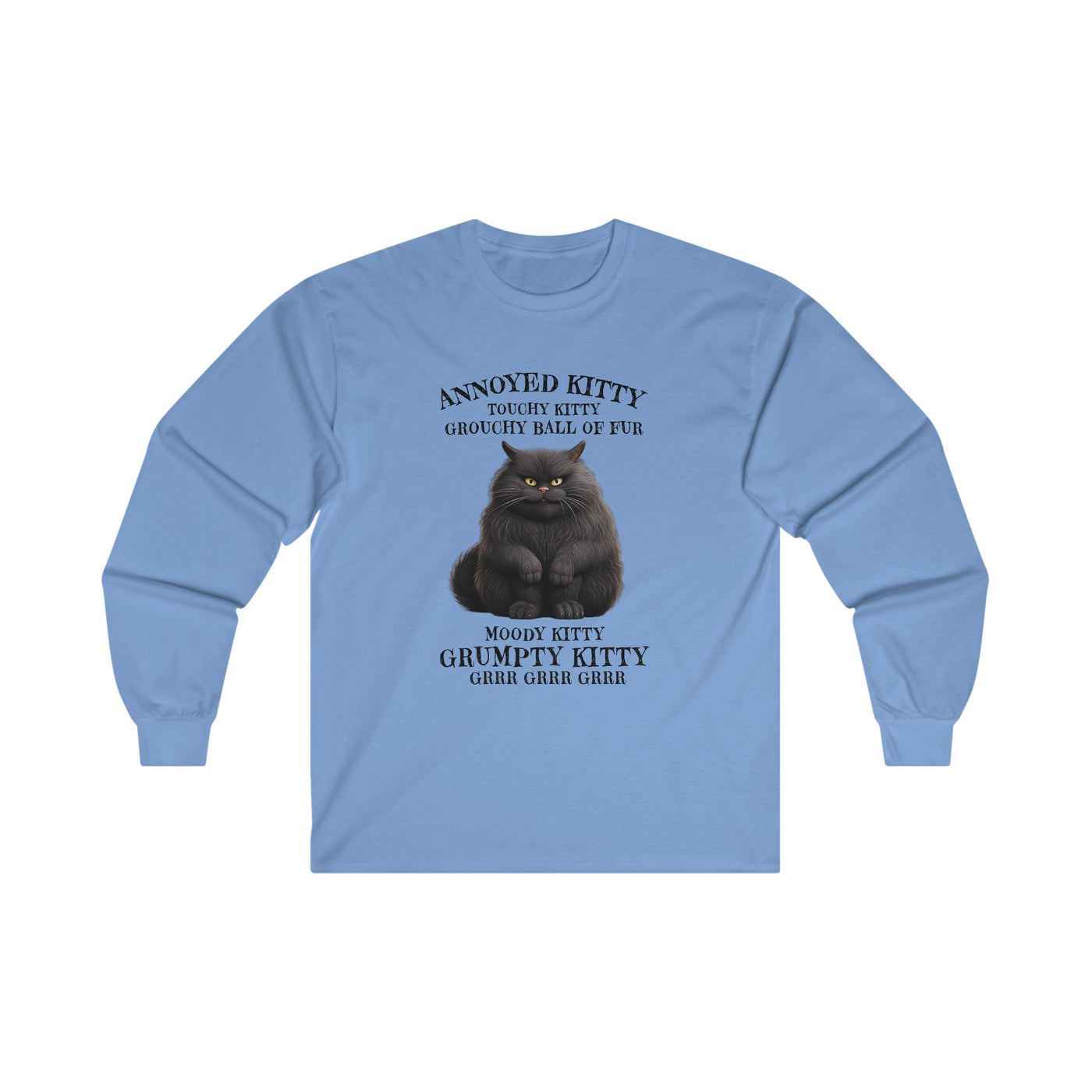 Annoyed Kitty Long Sleeve Tee