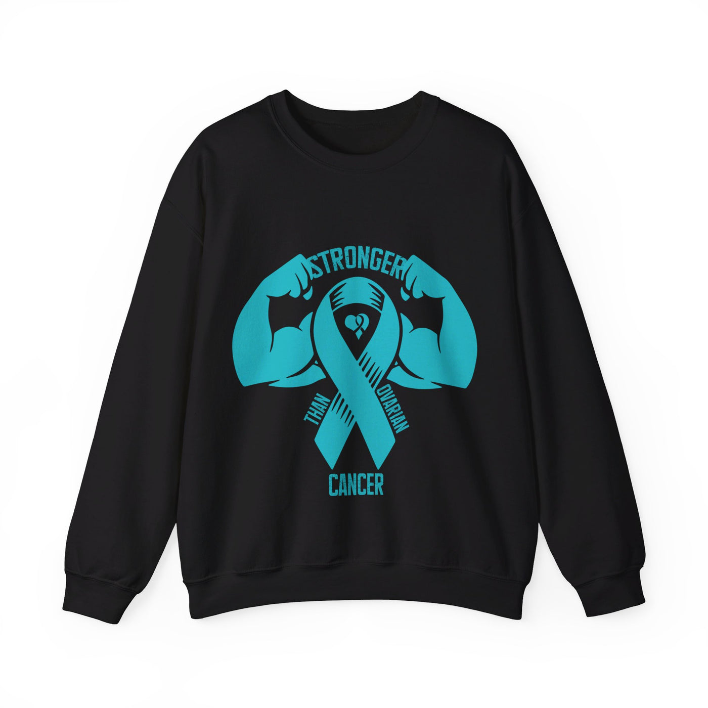 Stronger Than Ovarian Cancer Crewneck Sweatshirt