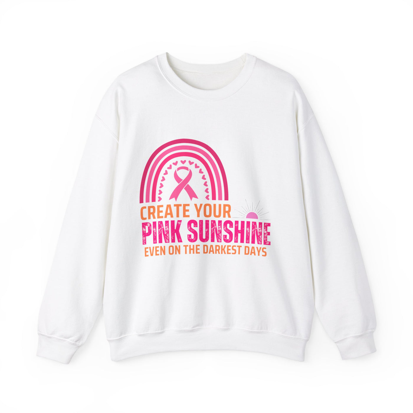 Pink Sunshine  Crewneck Sweatshirt