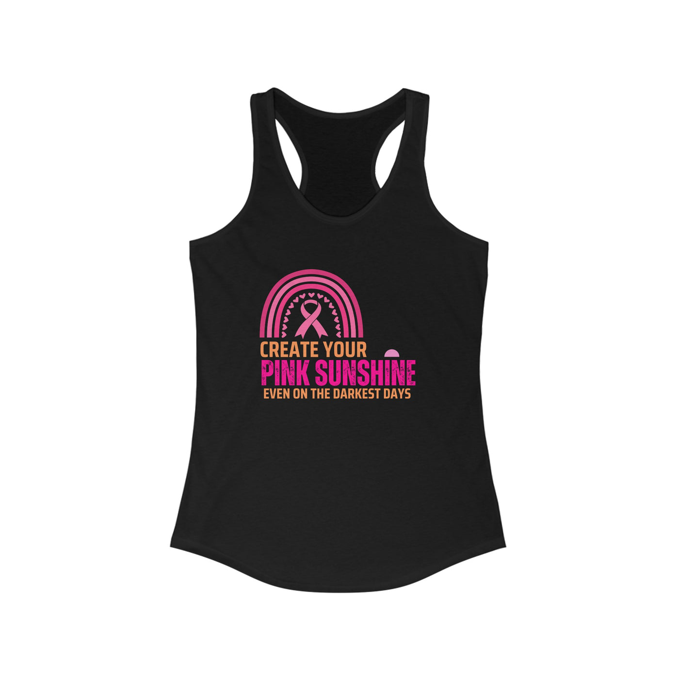 Pink Sunshine Racerback Tank