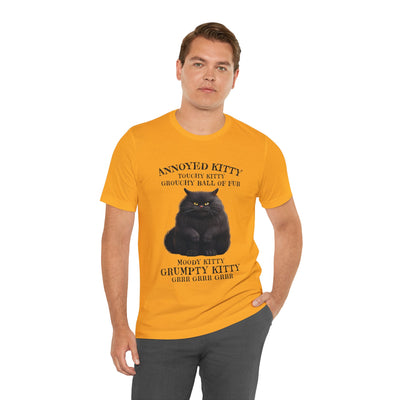 Annoyed Kitty Short Sleeve Tee