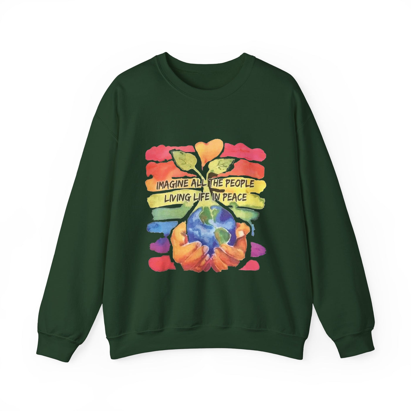 People living life in peace Crewneck Sweatshirt