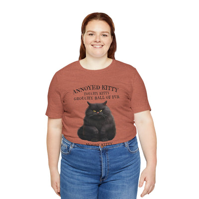 Annoyed Kitty Short Sleeve Tee