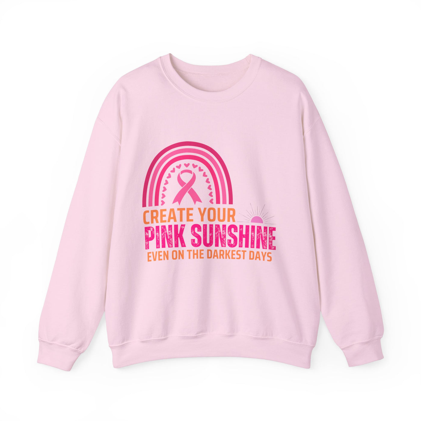 Pink Sunshine  Crewneck Sweatshirt