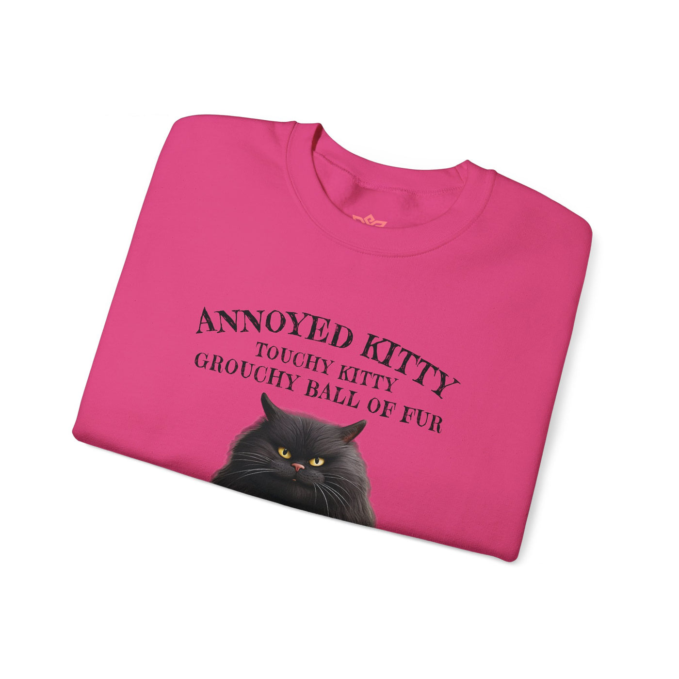 Annoyed Kitty Crewneck Sweatshirt