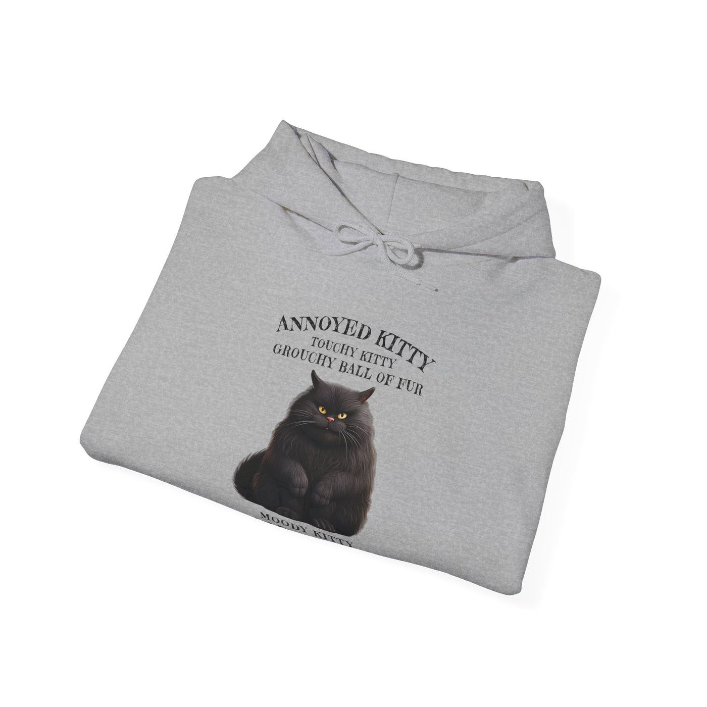 Annoyed Kitty Hooded Sweatshirt