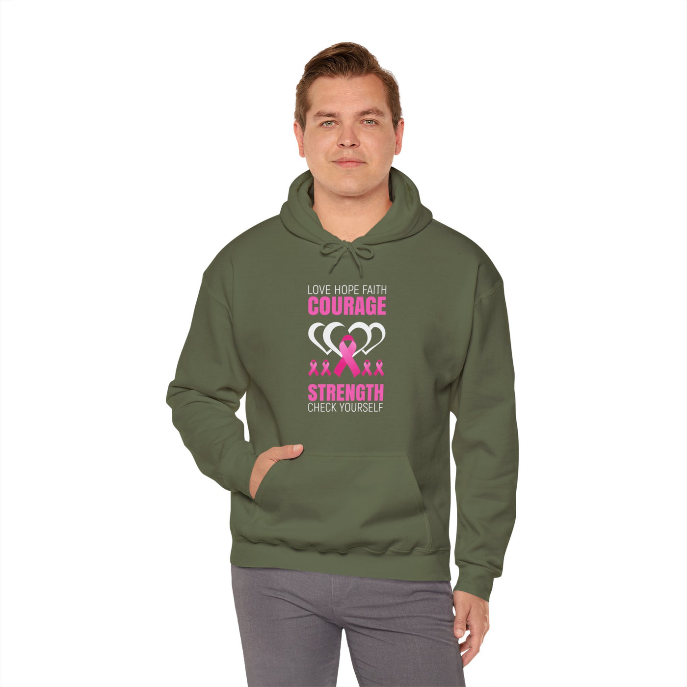 Love hope faith Hooded Sweatshirt