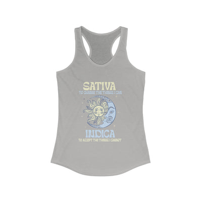 Sativa to change the things Racerback Tank