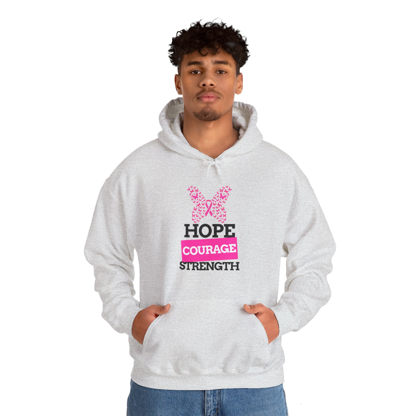 Hope.Courage.Strength Hooded Sweatshirt