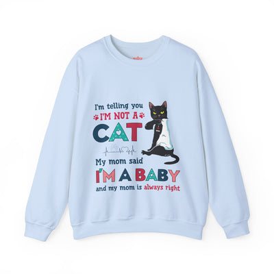 Cat Baby Crewneck Sweatshirt