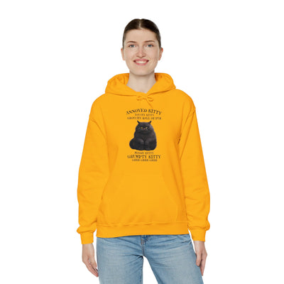 Annoyed Kitty Hooded Sweatshirt