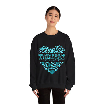 We Wear Teal Crewneck Sweatshirt