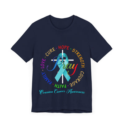 Ovarian Cancer Awareness Short Sleeve Tee