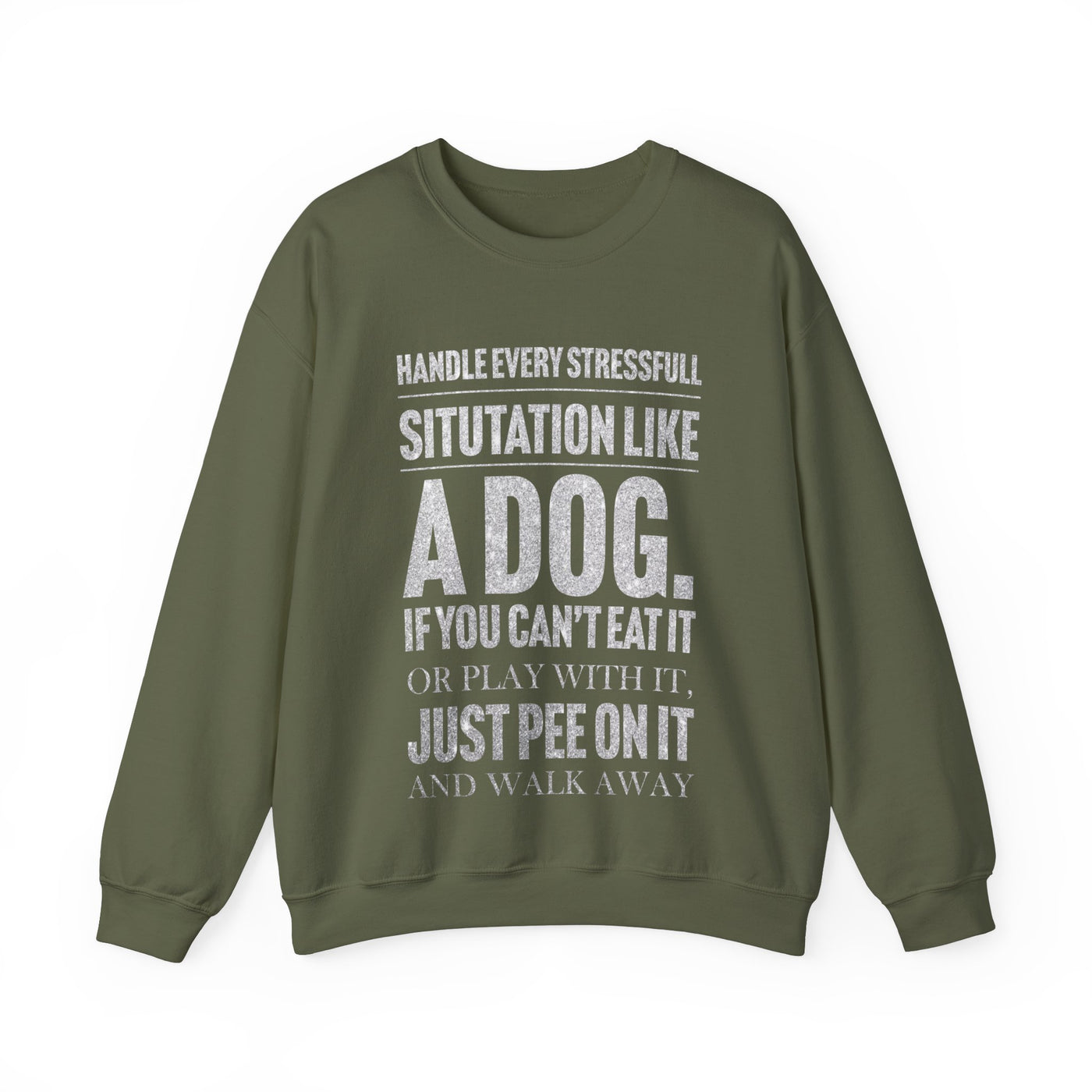 Handle every stressfull Crewneck Sweatshirt