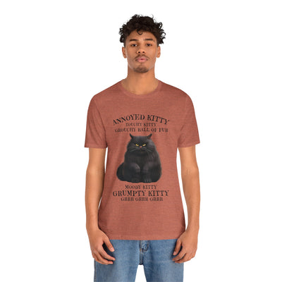 Annoyed Kitty Short Sleeve Tee