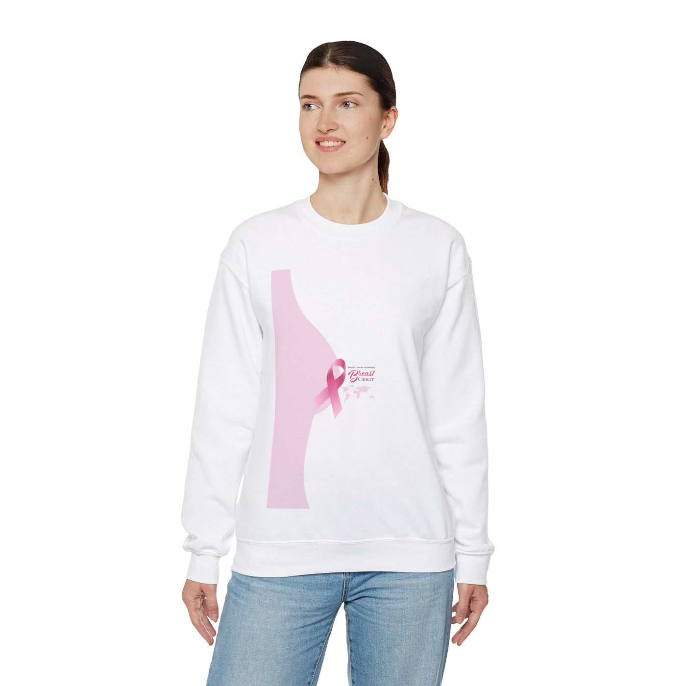 Breast Cancer Hope Crewneck Sweatshirt