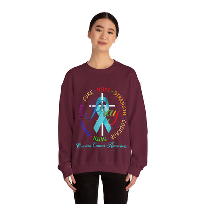 Ovarian Cancer Awareness Crewneck Sweatshirt