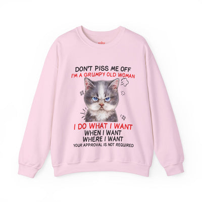 Angry Cat Crewneck Sweatshirt