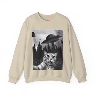 Cat Selfie Crewneck Sweatshirt