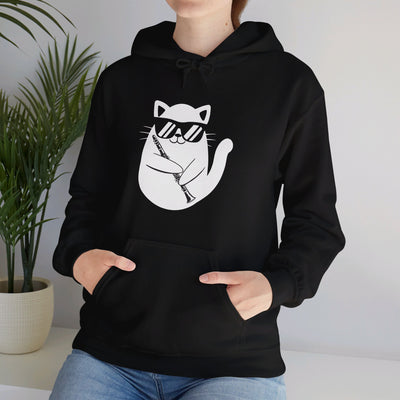 Cat flute Hooded Sweatshirt